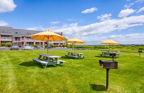 Misty Harbor Resort Motel - Wells - Patio