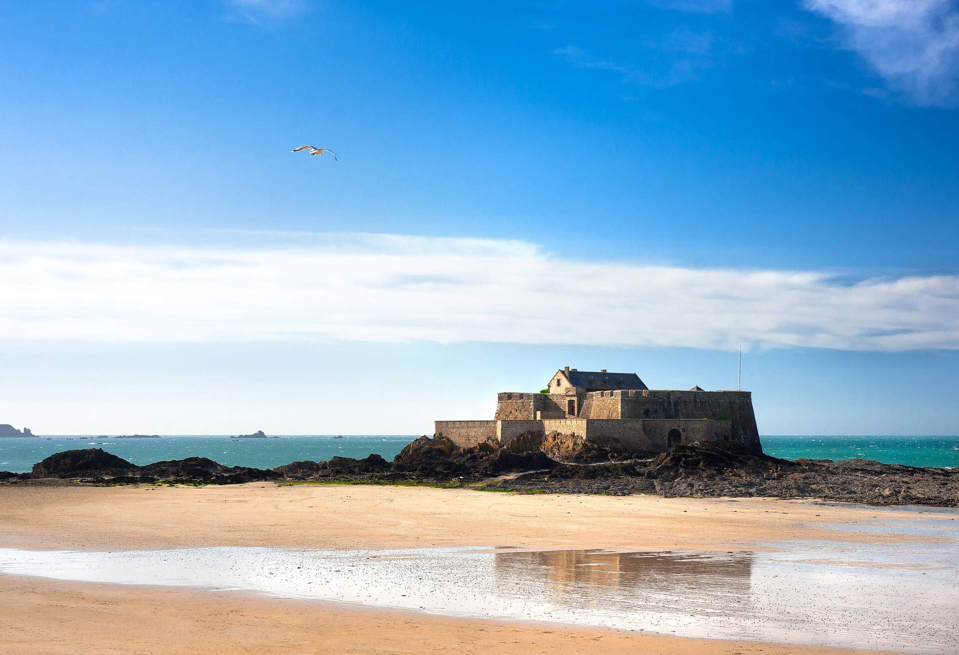 Saint Malo Fort National; Shutterstock ID 240063145