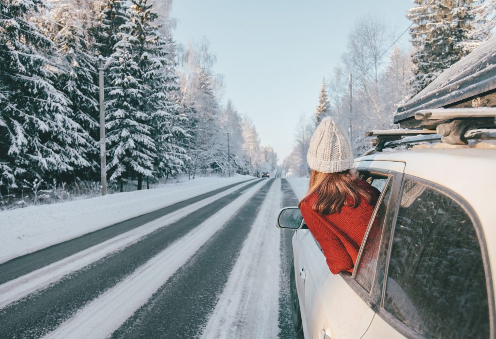 voyager en voiture hiver