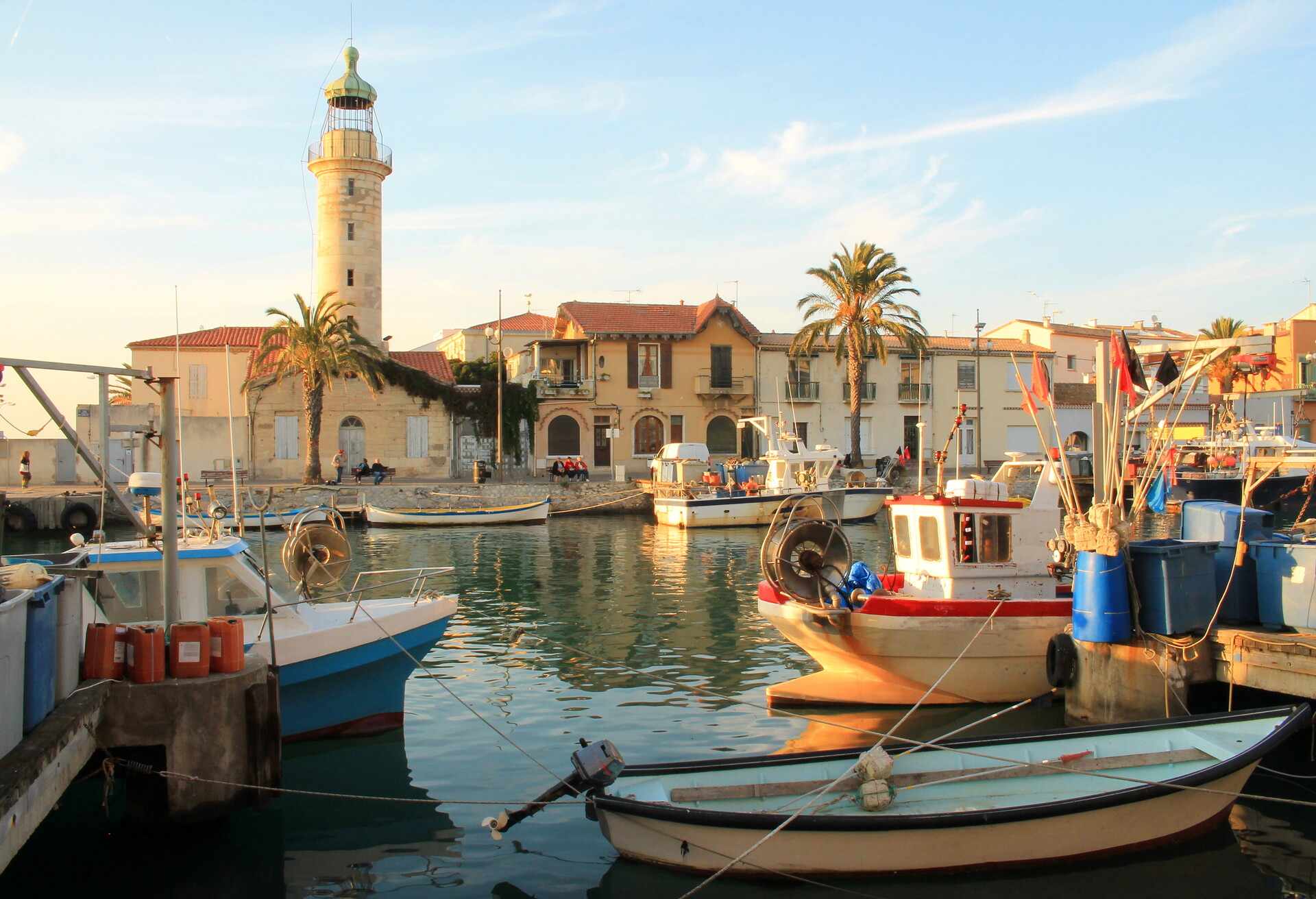 Grau du Roi , a resort on the coast of occitanie region in France