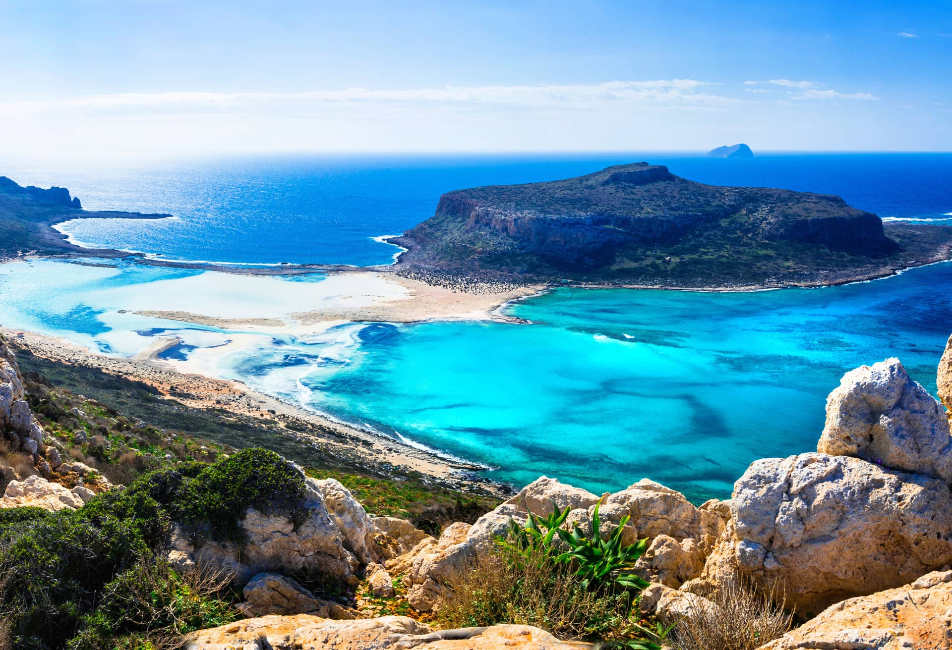 Une vue imprenable sur la Crète, en Grèce.