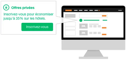 Offres privées pour les utilisateurs KAYAK