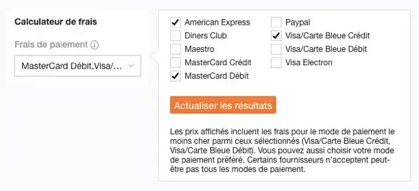 calculateur de frais