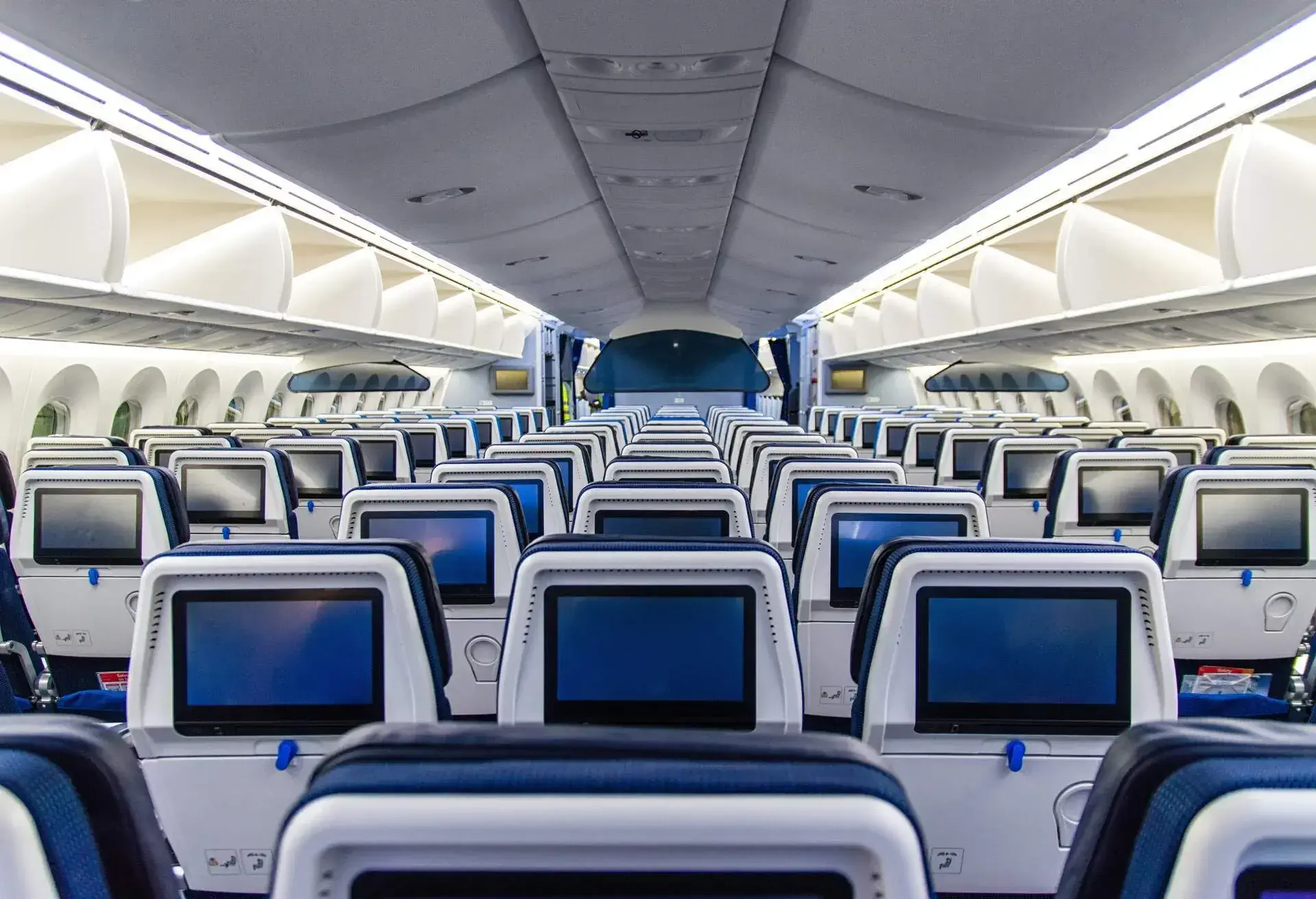 Seats on an aircraft
