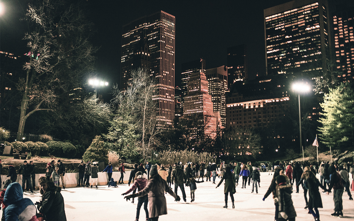 La patinoire de New York