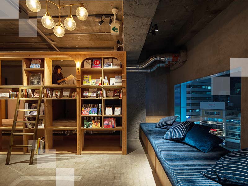 Au Book and Bed Hotel de Tokyo, vous pouvez vous endormir sans crainte sur votre livre 