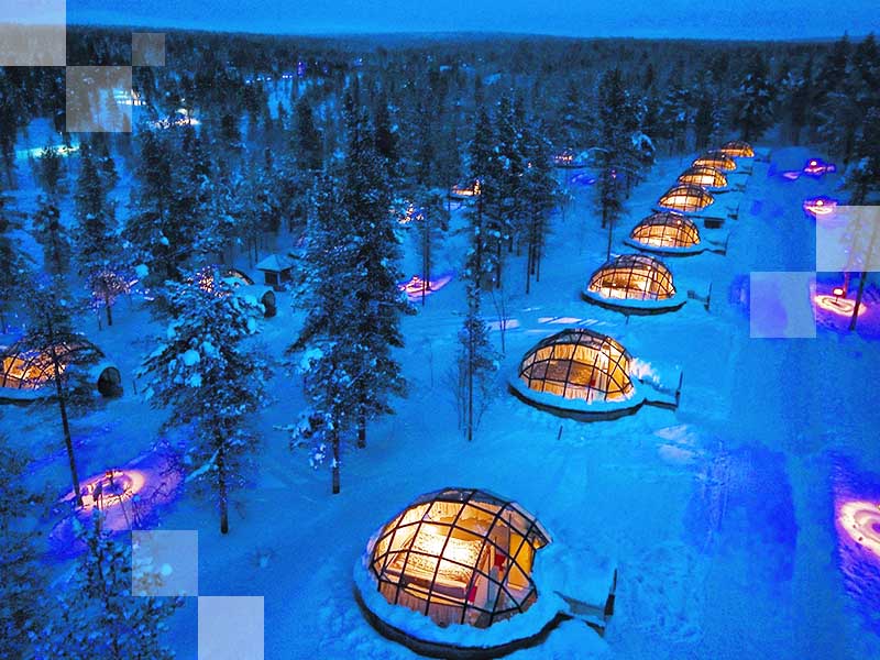 L’Hotel Kakslauttanen propose un séjour paradisiaque au pays du père Noël