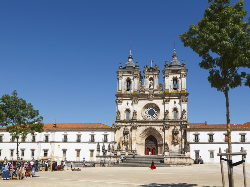 Le monastère d'Alcobaca, à proximité de Leiria