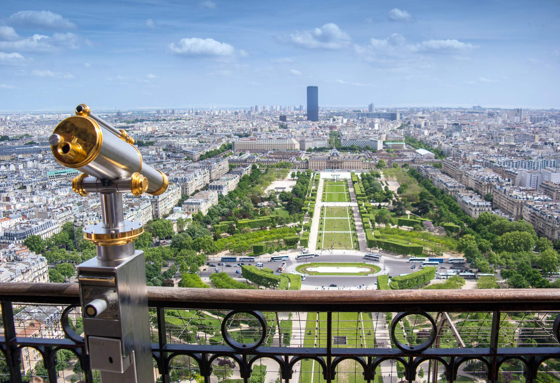 Paris from the Eiffel Tower; Shutterstock ID 445878313; Purpose: Destiny; Brand (KAYAK, Momondo, Any): Any