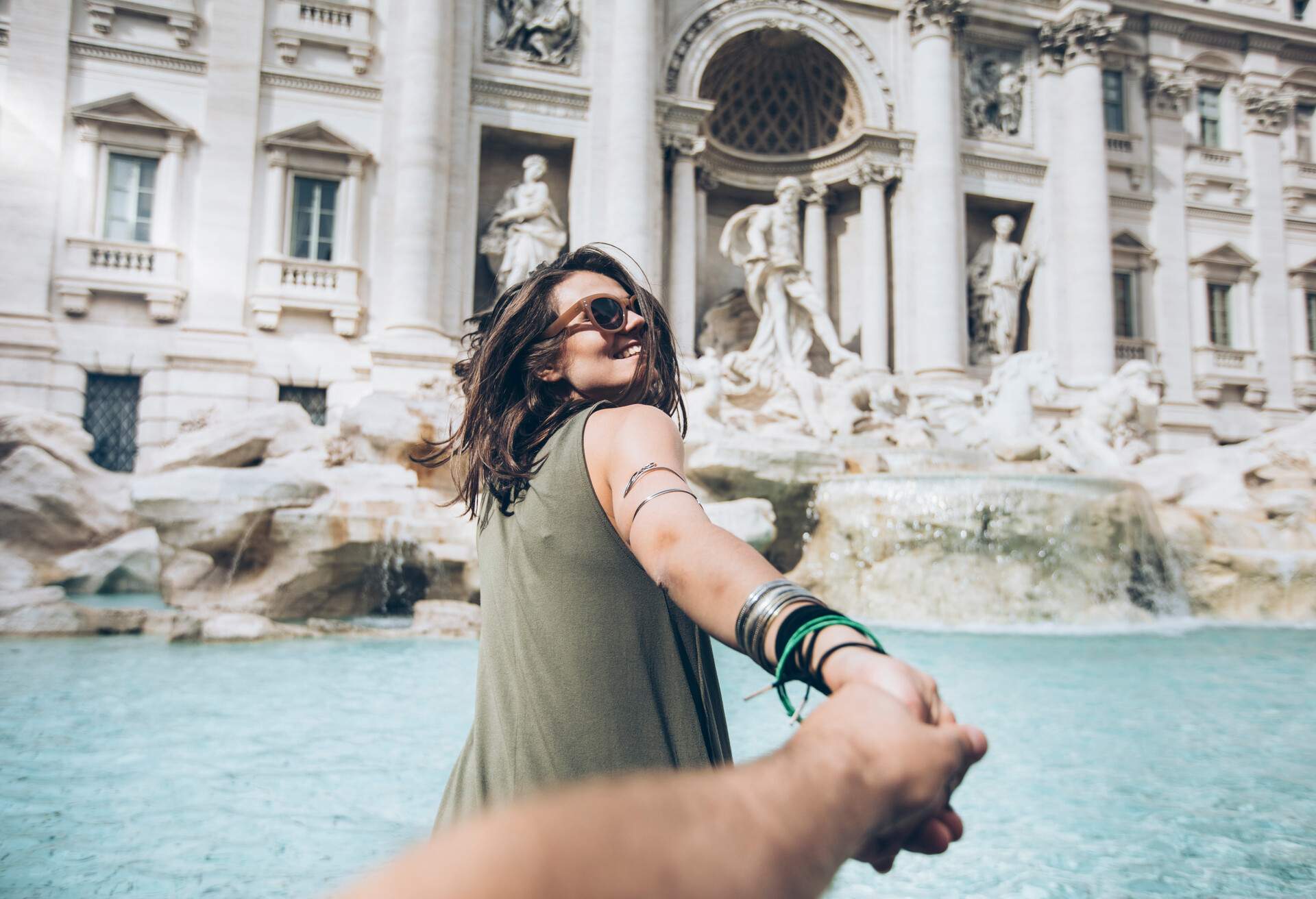 Italy Rome Fountain of Trevi