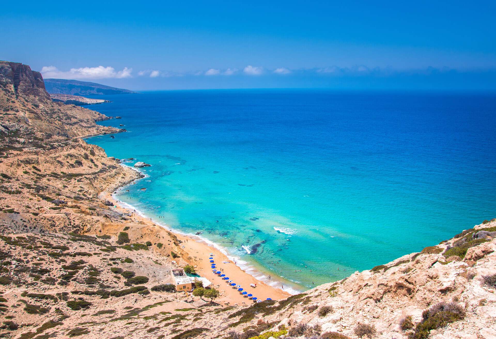 greece crete kokkiniammos red beach
