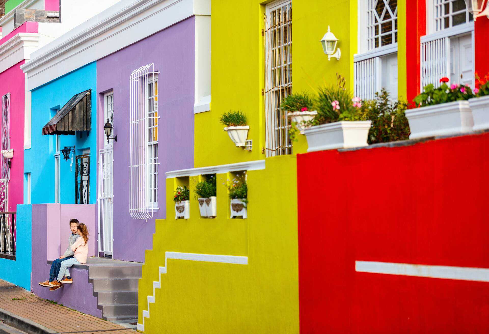 south africa cape towan bo kaap colourful houses