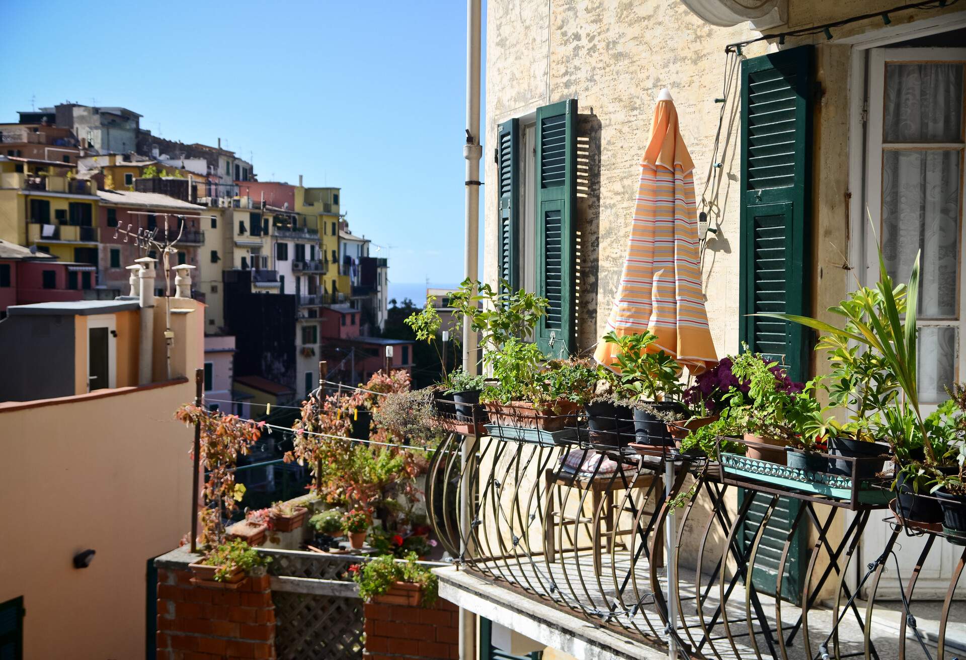 Cinque Terre - Italy balcony