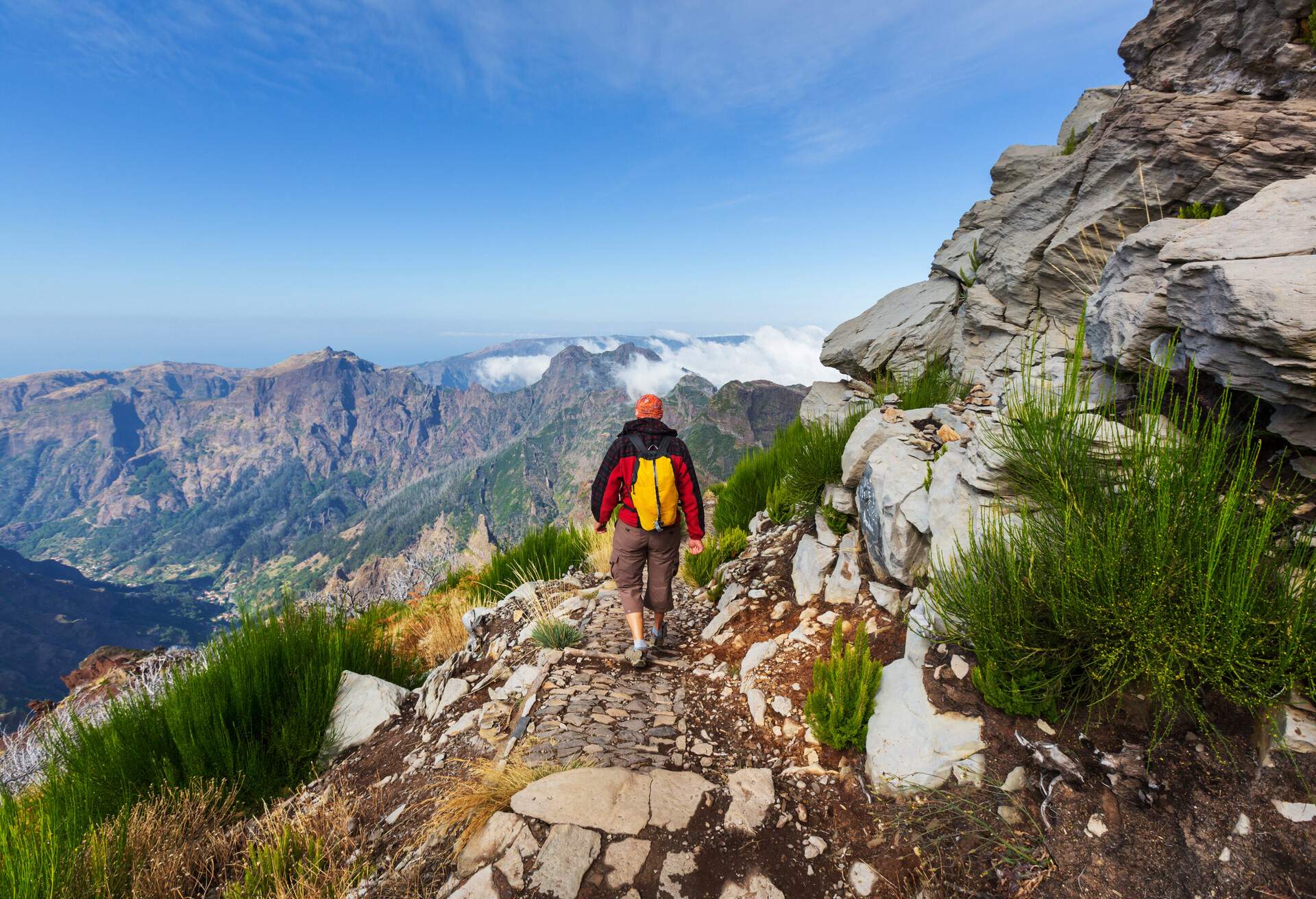 Pico Ruivo and Pico do Areeiro mountain peaks in  Madeira, Portugal; Shutterstock ID 165027503; Purpose: Destiny; Brand (KAYAK, Momondo, Any): Any