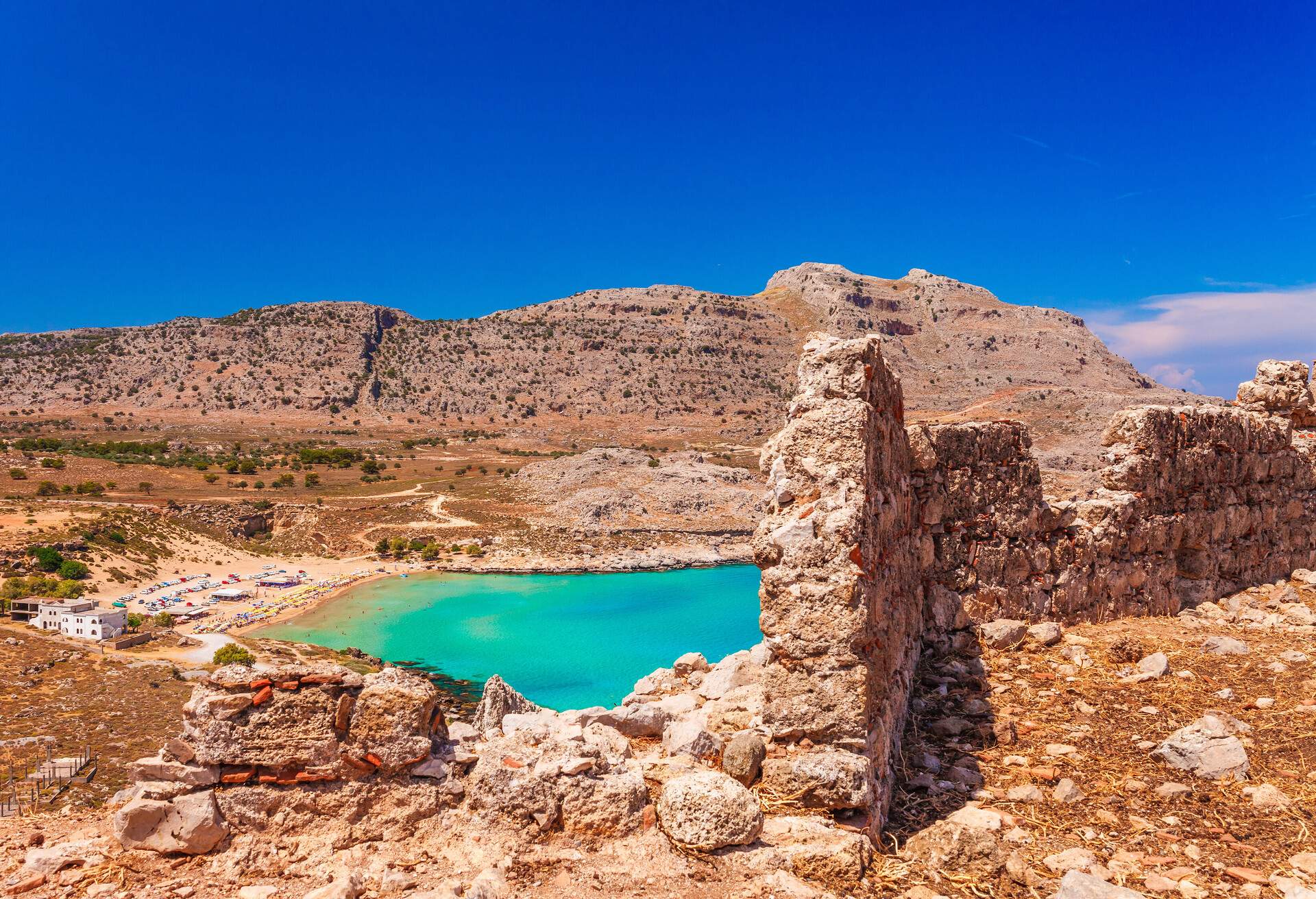 DEST_GREECE_RHODES_DEST_GREECE-RHODES_Feraklos-Castle_GettyImages-1162326222