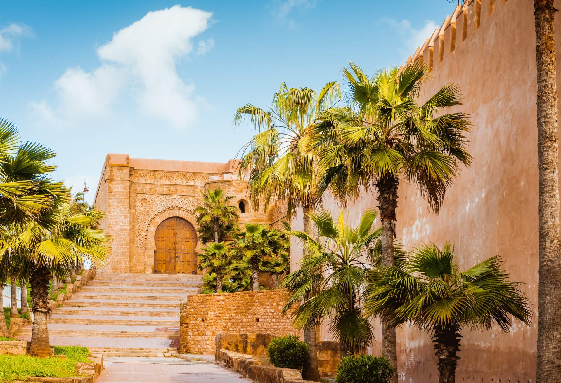 Kasbah of Udayas fortress in Rabat Morocco. Kasbah Udayas is ancient attraction of Rabat Morocco; Shutterstock ID 1117516694; SF SSA Case with Manager Approval: SF6759285; Job: ; Client/Licensee: ; Other: