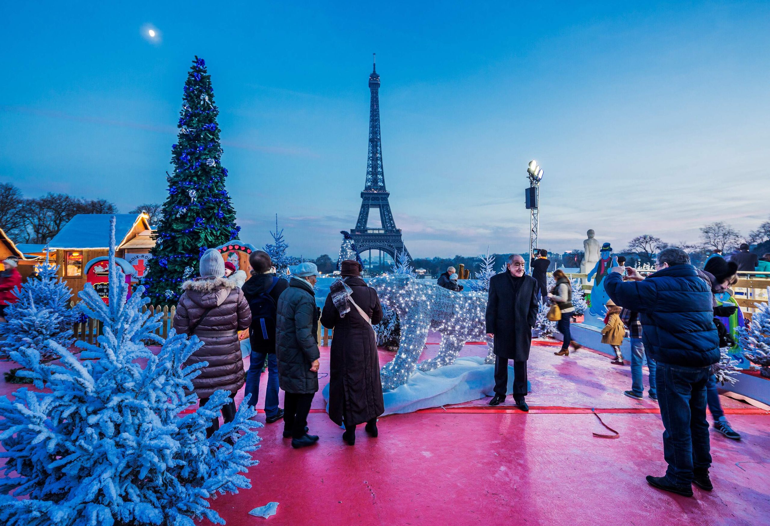 Christmas in Paris, France.