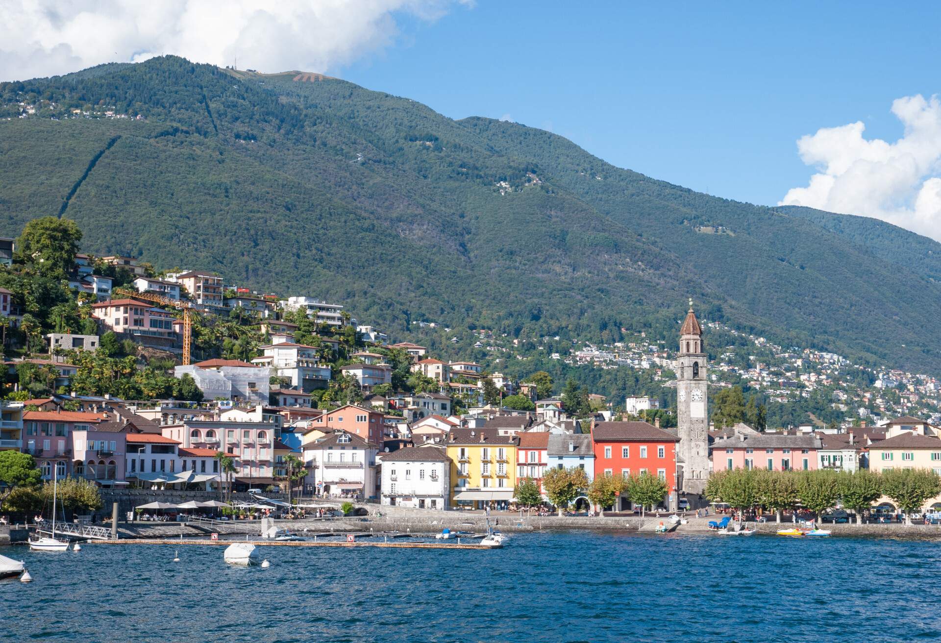 Locarno best view in summer Switzerland Alps and Italian Alps Lago Maggiore Lake Maggiore best Italy Switzerland ; Shutterstock ID 1485735596