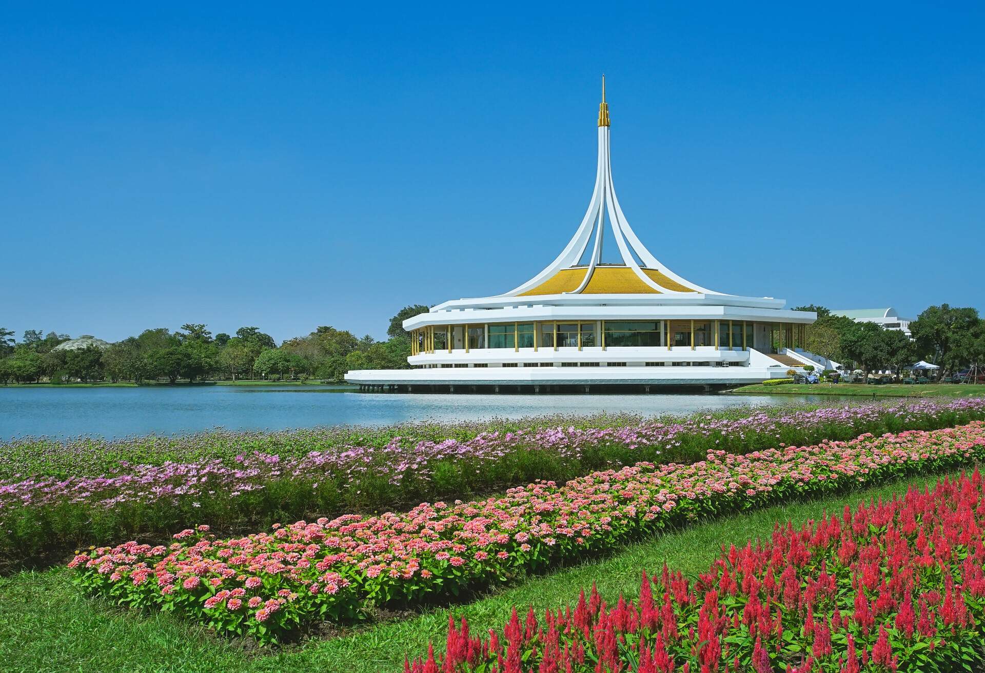 Ratchamangkhala Pavilion in Suan Luang Rama IX Park Prawet District, Bangkok, Thailand.