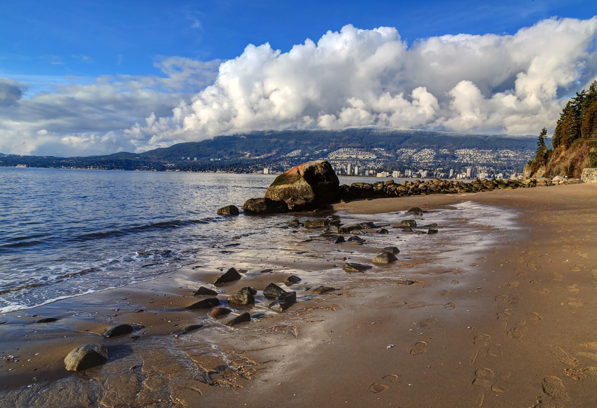 The Third Beach in Stanley Park, Vancouver, Canada