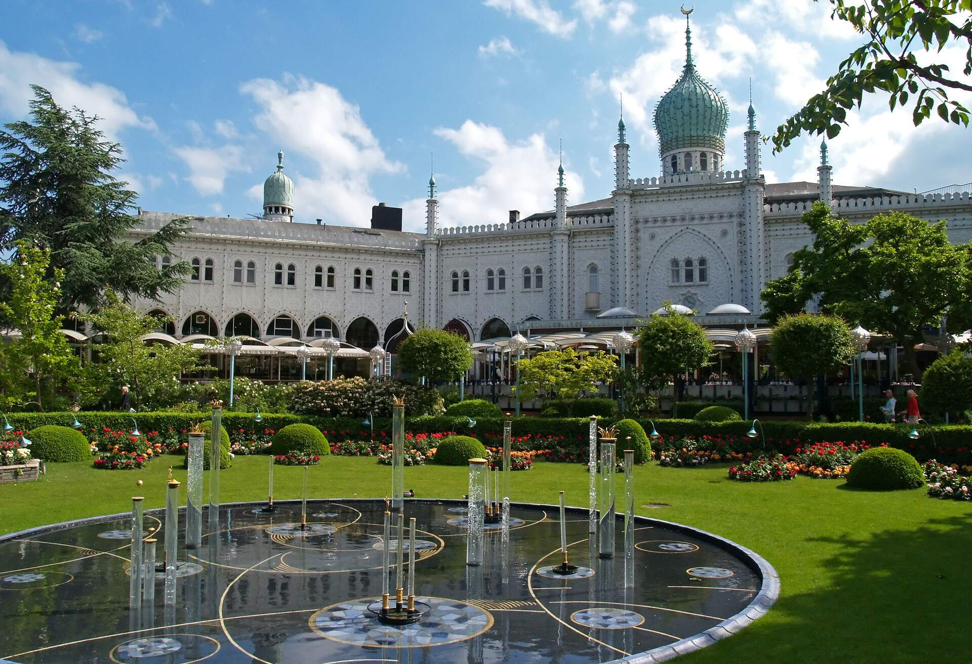 The famous Tivoli Garden in Copenhagen, Denmark; Shutterstock ID 3372714