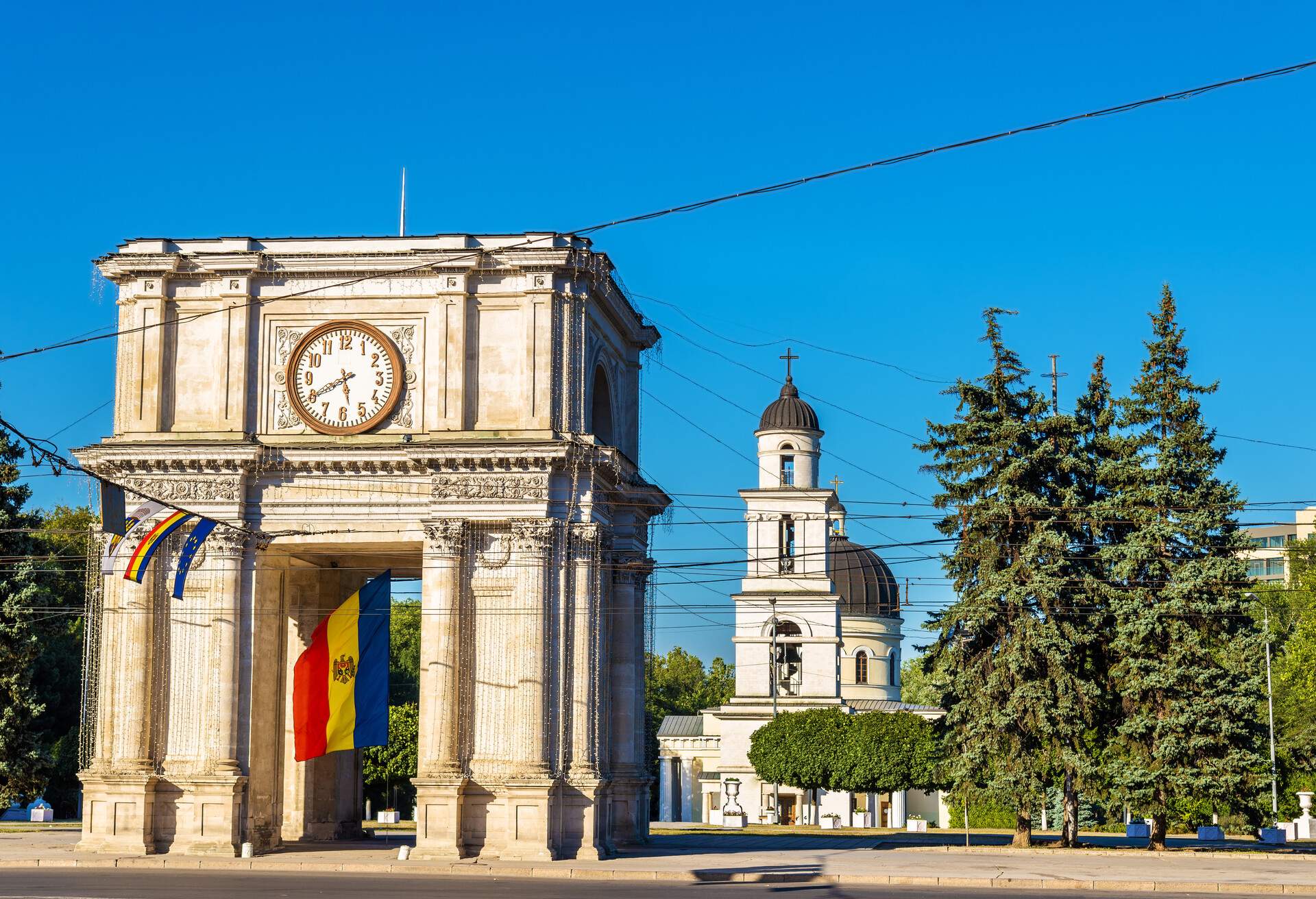 The Triumphal Arch in Chisinau - Moldova