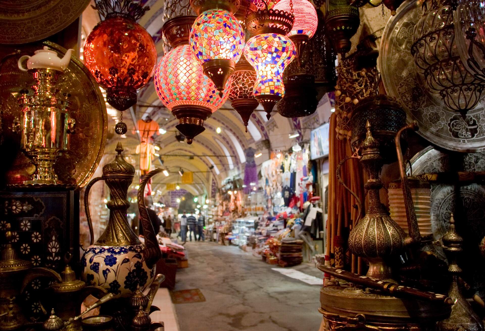 The Grand Bazaar (Kapali Carsi) is a market established in the 15th century.