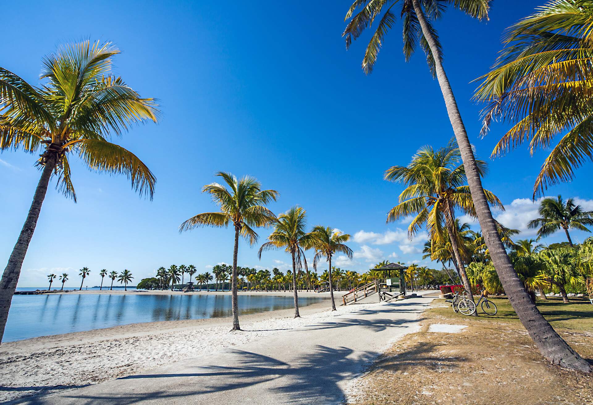 The Round Beach at Matheson Hammock County Park Miami Florida

