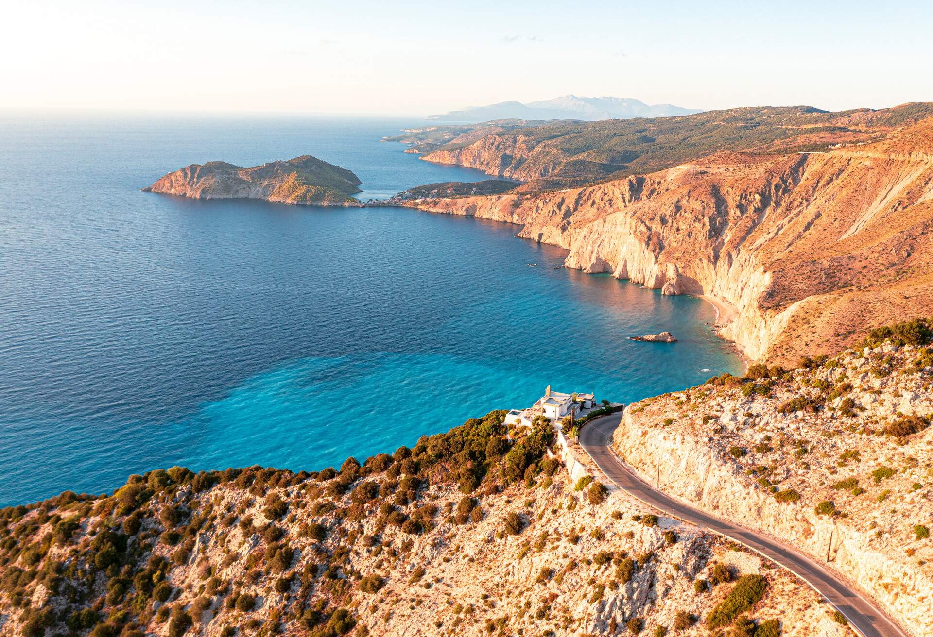 DEST_GREECE_KEFALONIA_ASSOS_THEME_ROADTRIP_GettyImages-1405662155