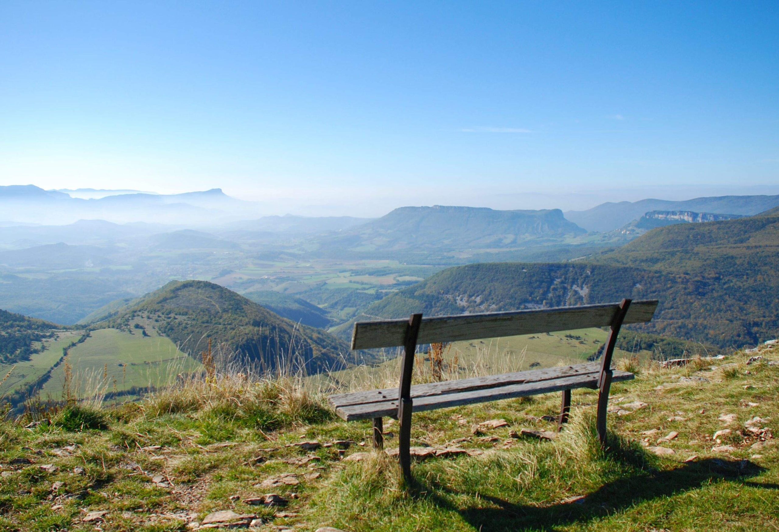 Southern foothills of Vercors plateau. Plan de Baix, Drome, France.