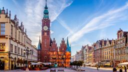 Trouvez des vols vers Wroclaw en Première classe