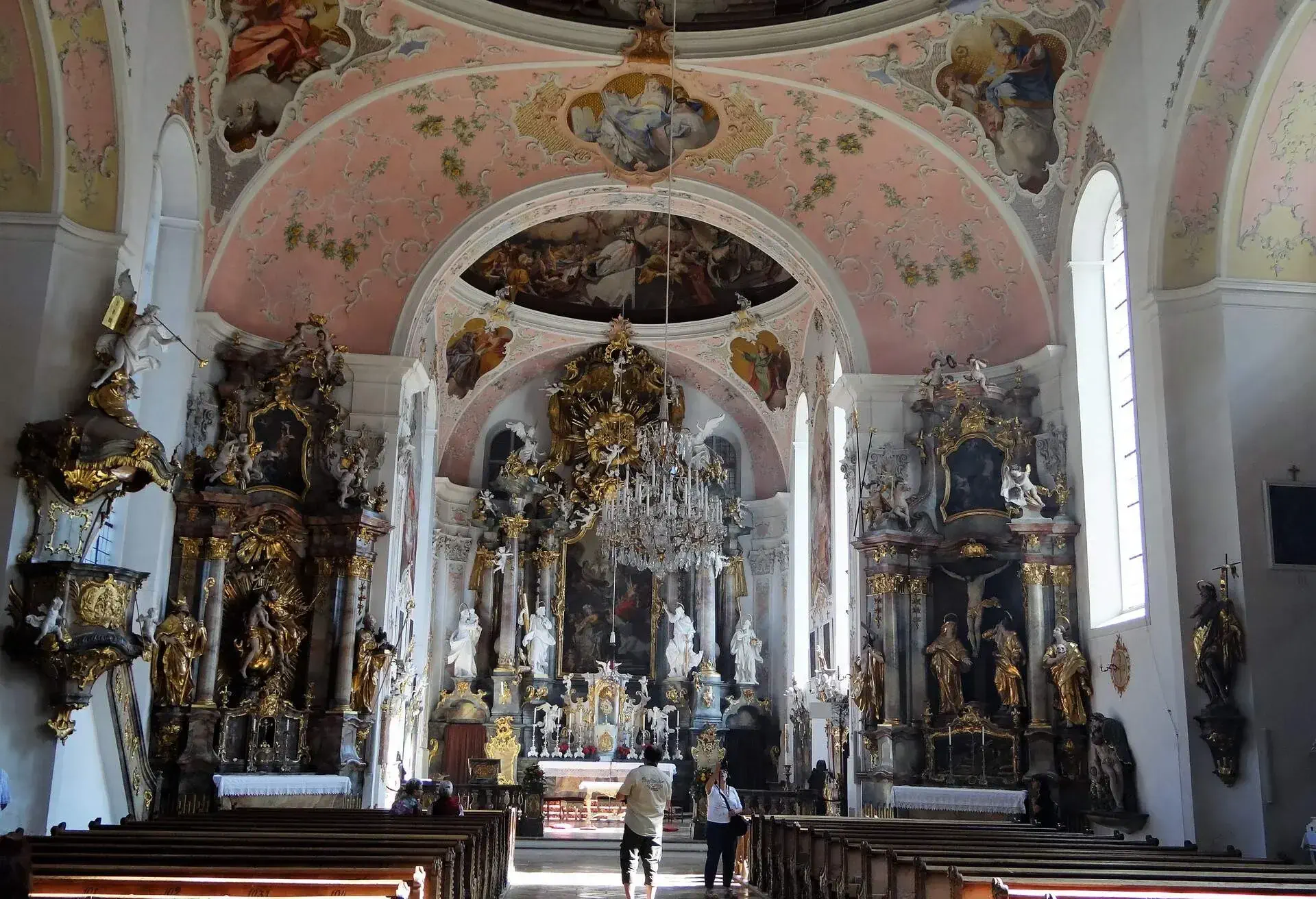 Oberammergau is a municipality in the district of Garmisch-Partenkirchen, in Bavaria, Germany. The town is famous for its production of a Passion Play, its woodcarvers, and the NATO School.