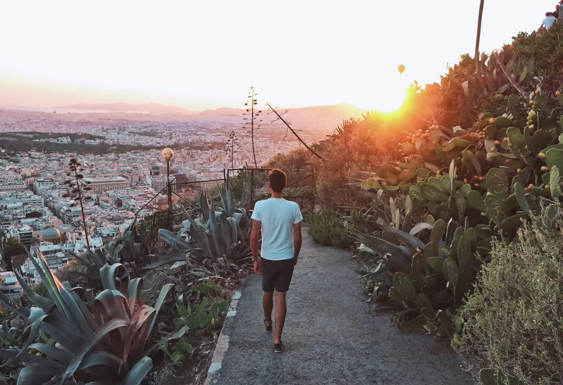 dest_greece_athens_lycabettus_sunset_people_man_gettyimages