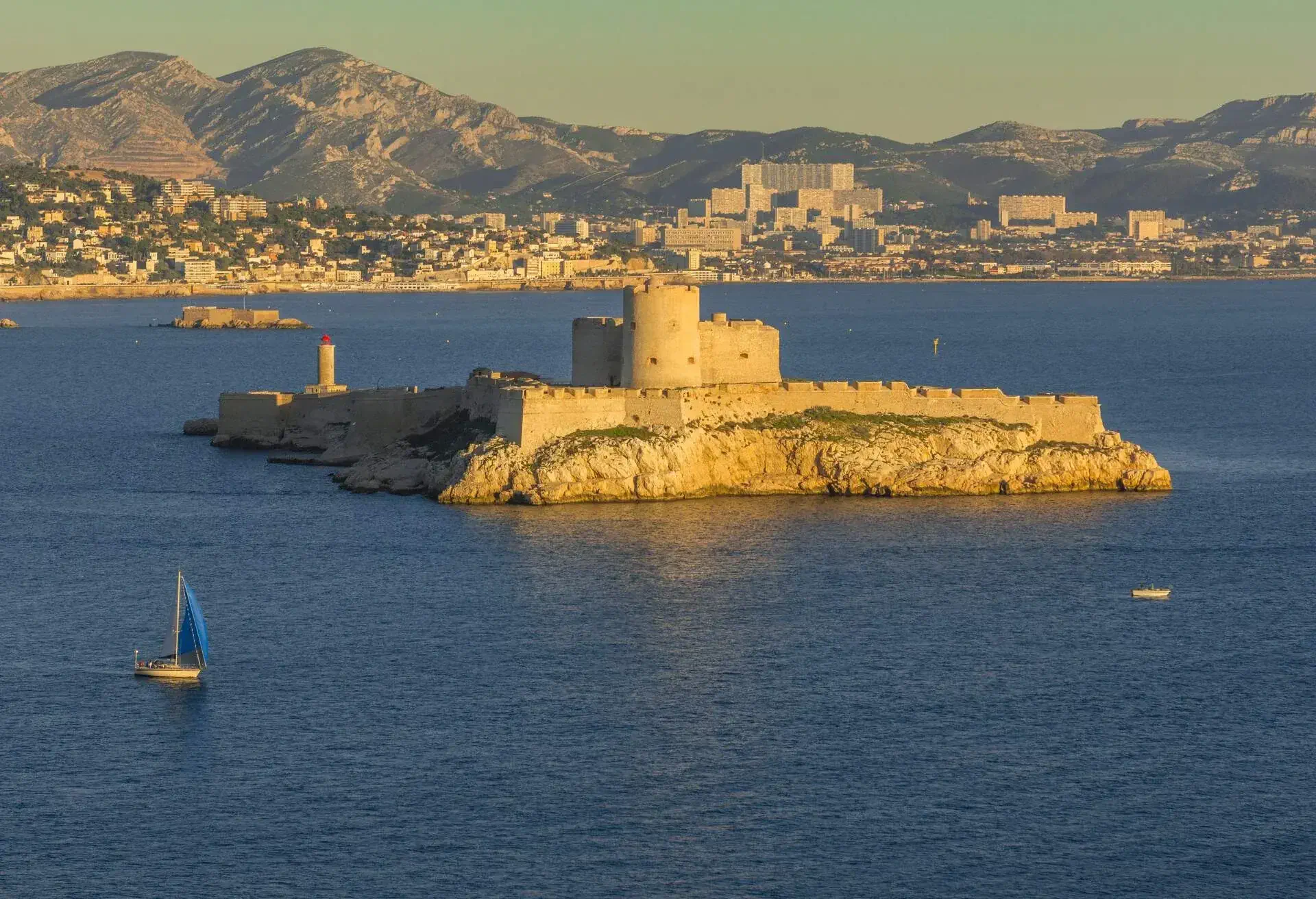 Chateau d'If prison at Marsella in France