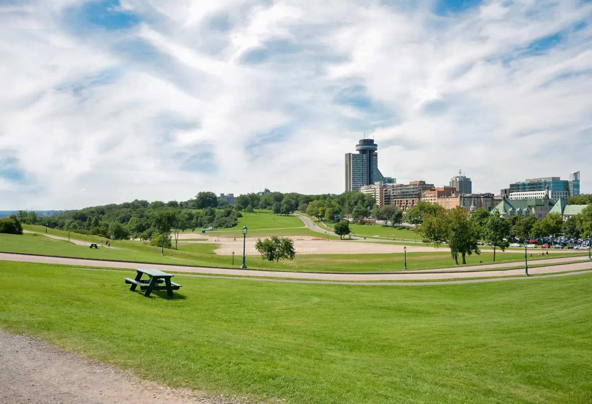 Parc des Champs-de-Bataille National Battlefields Park Quebec, Canada.