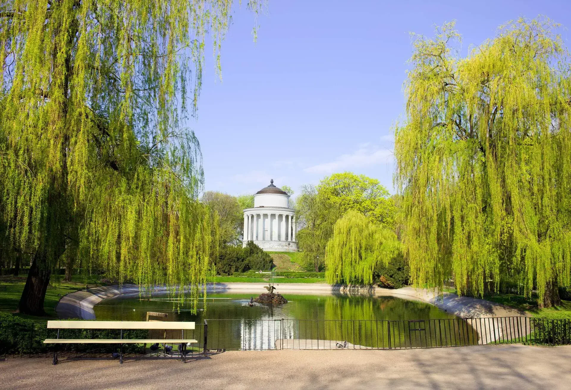 The Saxon Garden (Ogrod Saski) in spring, a public park in the downtown of Warsaw (Srodmiescie District), Poland; Shutterstock ID 77156404
