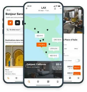 mockup smartphone explore kayak france