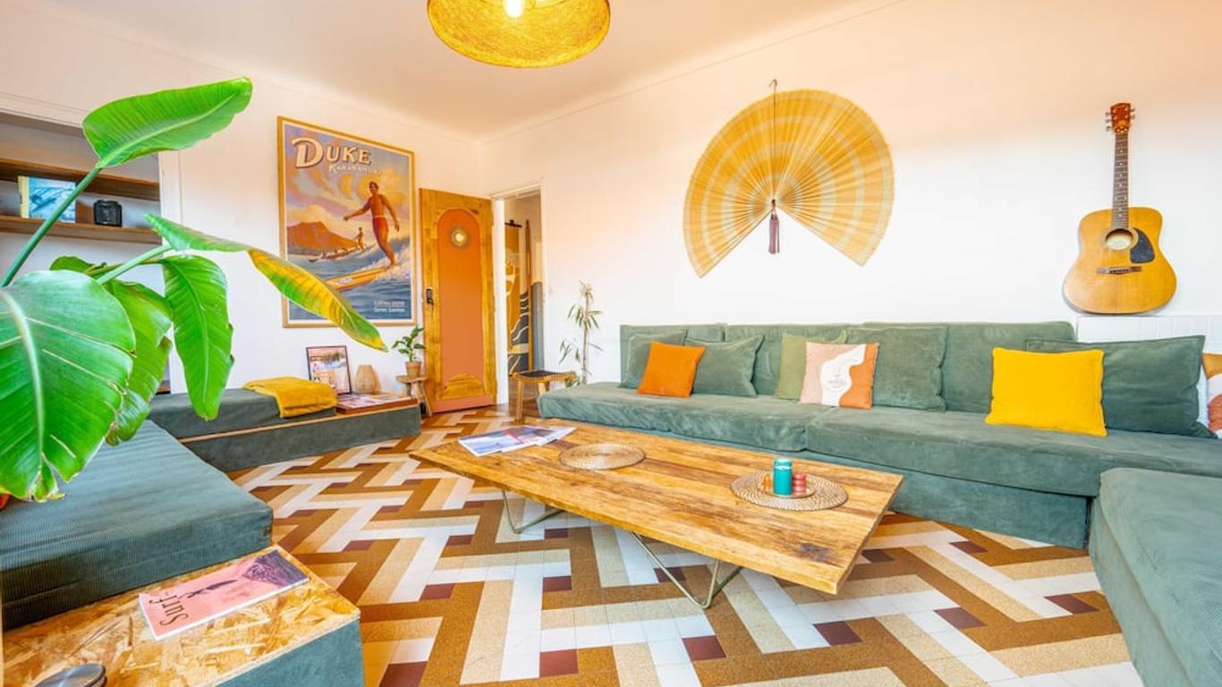 La Boga L'Auberge à l'ambiance Surf à Biscarrosse Plage